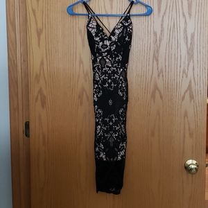 Lacy, Scrappy Fitted Dress